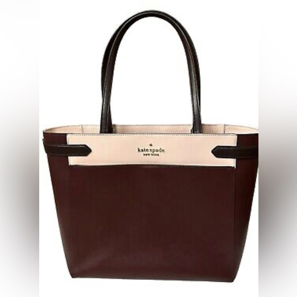 New! Kate Spade Staci Colorblock Laptop Tote